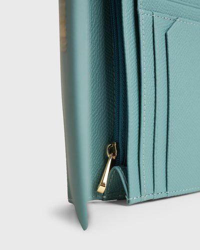 Heather Bifold Wallet (Teal)