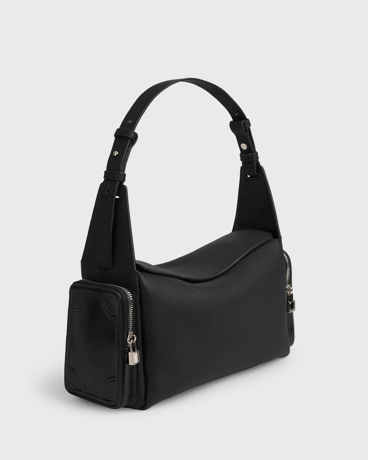 Mahjong Shoulder Bag	(Black)
