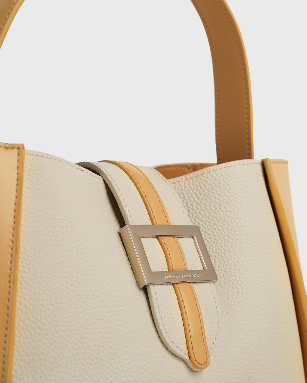 Mahjong Trapeze Bag (Cream/Maize)