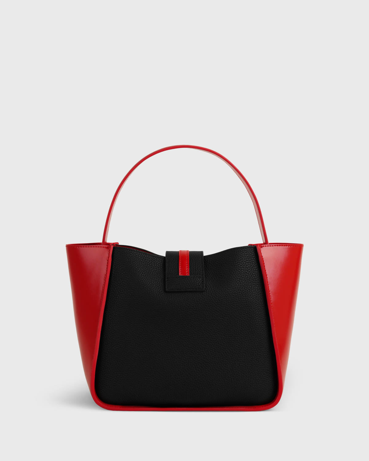 Mahjong Trapeze Bag (Black/Scarlet)