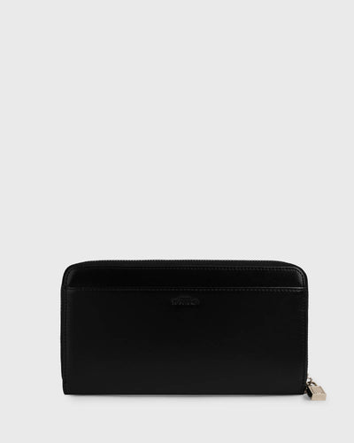 Mahjong Long Wallet (Black)