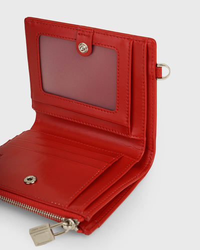 Mahjong Bifold Wallet (Scarlet)