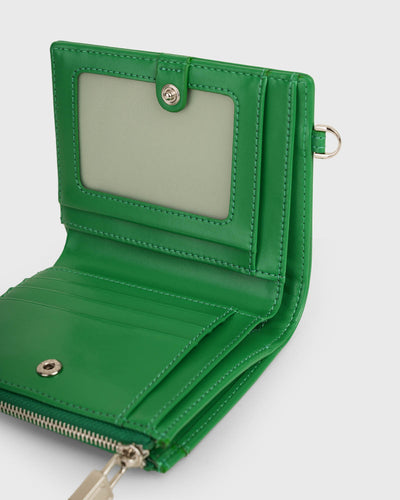 Mahjong Bifold Wallet (Bold Green)