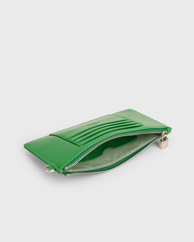 Mahjong Slim Card Wallet (Bold Green)