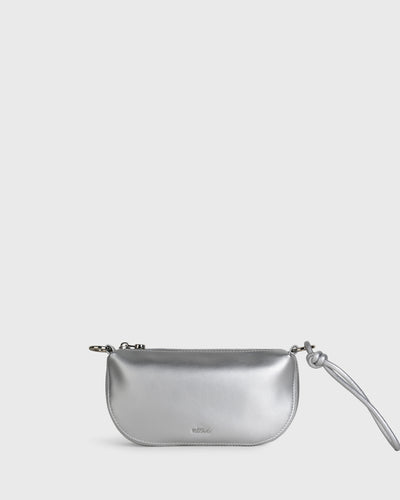 Juni Crossbody Pouch (Silver)