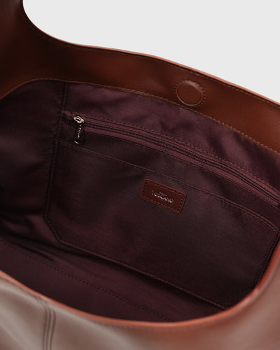 Juni Slouchy Hobo (Burgundy)