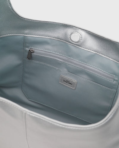 Juni Slouchy Hobo (Silver)