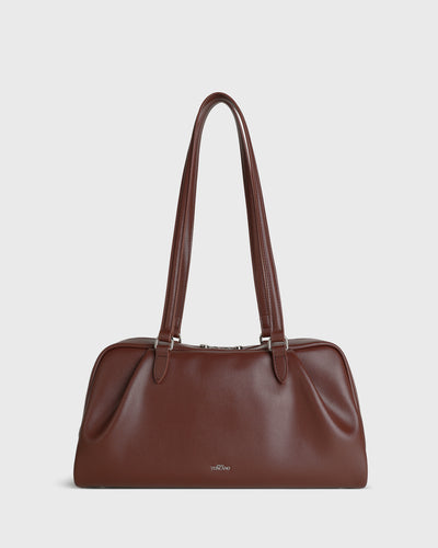 Juni Bowler Bag (Burgundy)