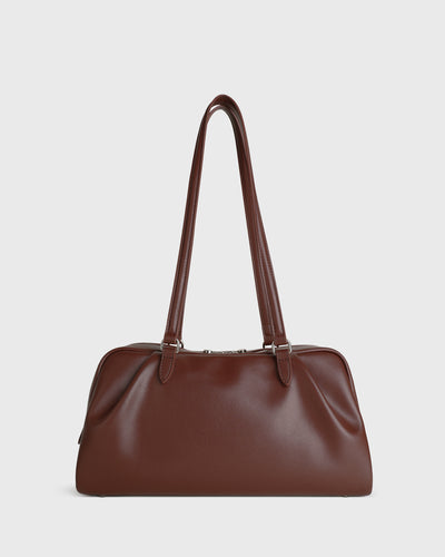 Juni Bowler Bag (Burgundy)