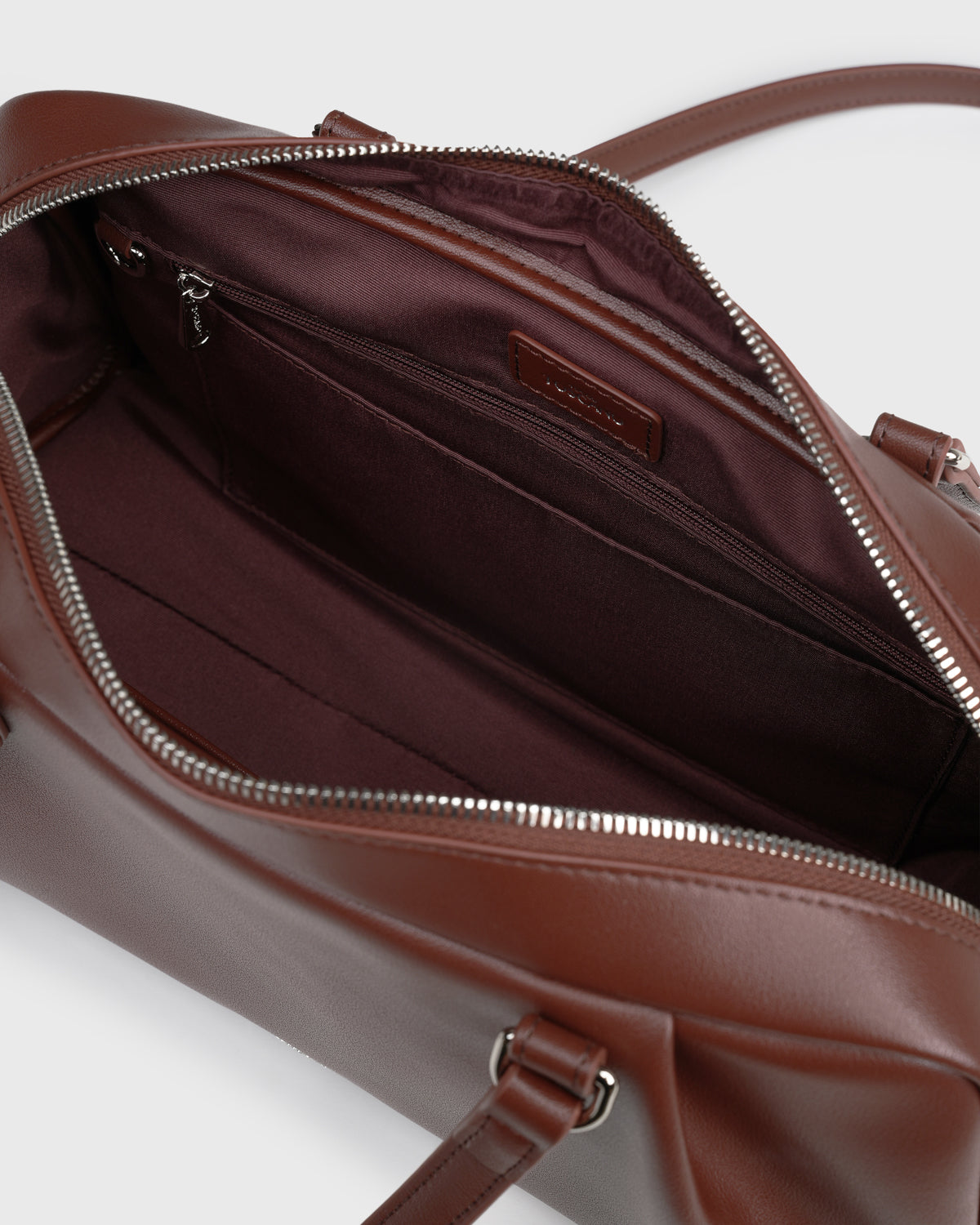 Juni Bowler Bag (Burgundy)