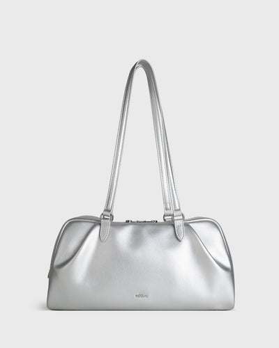 Juni Bowler Bag (Silver)