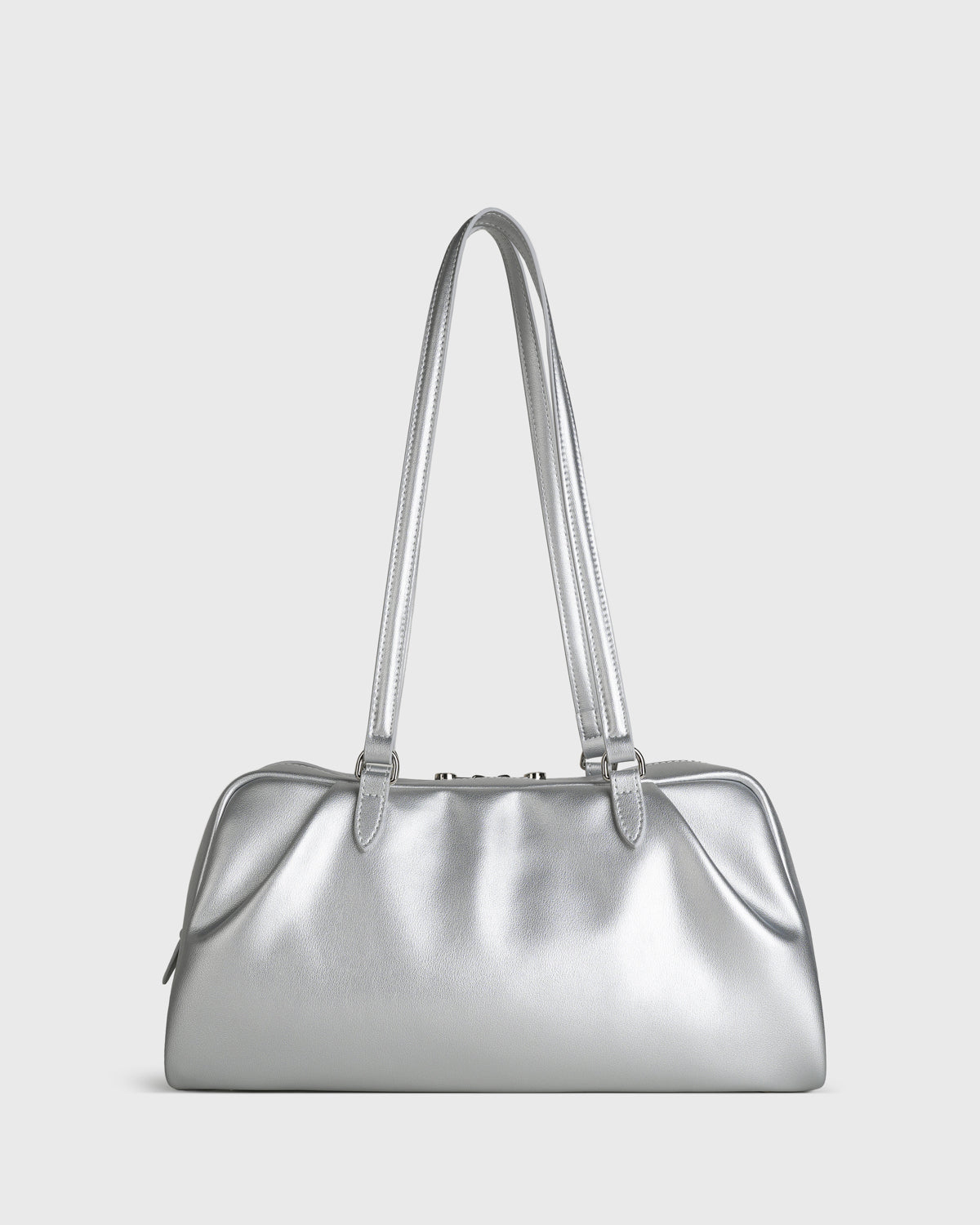 Juni Bowler Bag (Silver)