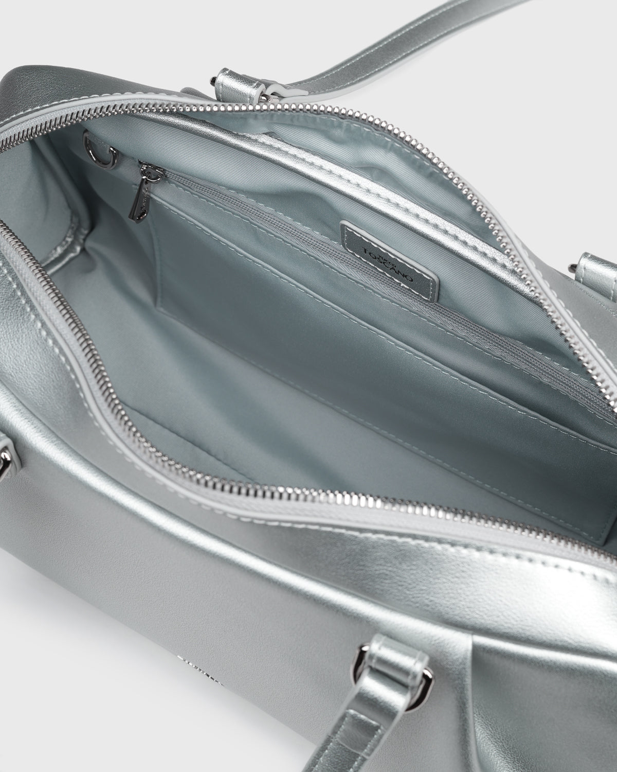 Juni Bowler Bag (Silver)