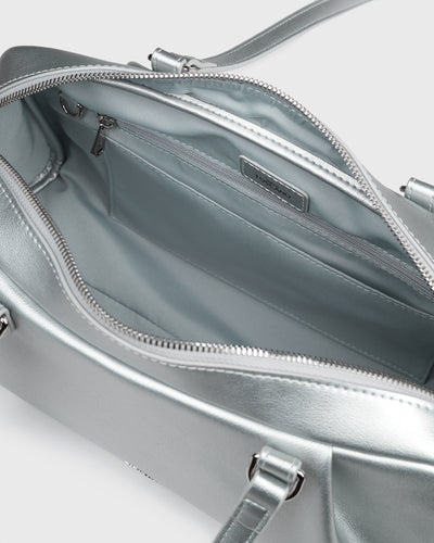 Juni Bowler Bag (Silver)