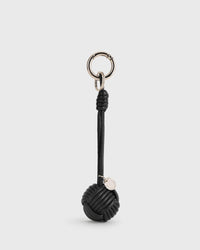 Sonya Braided Ball Charm (Black)