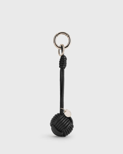 Sonya Braided Ball Charm (Black)