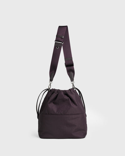 Sonya Ruched Bag (Plum)