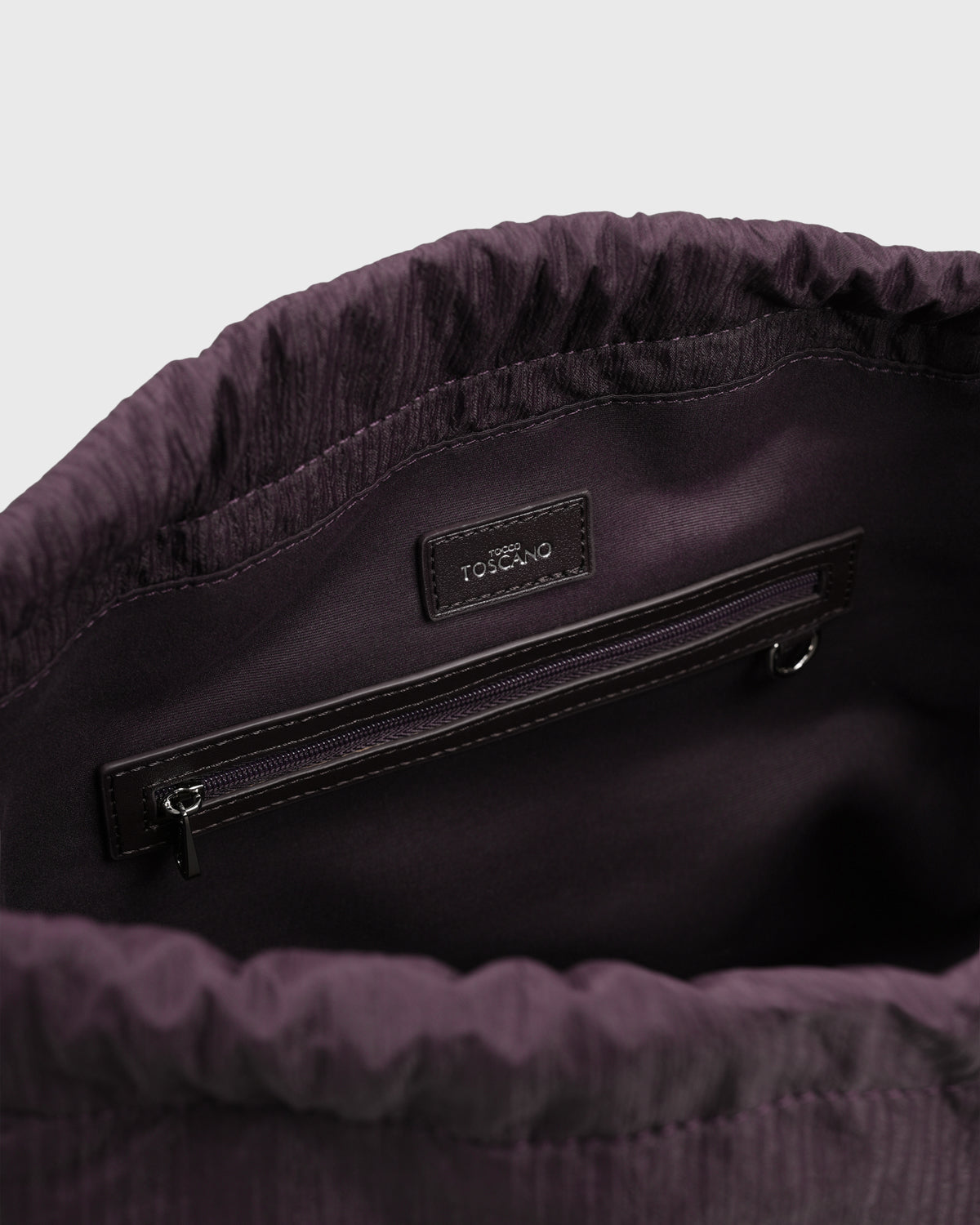 Sonya Ruched Bag (Plum)