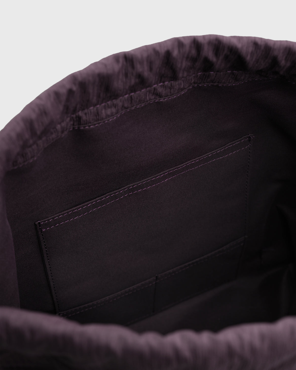 Sonya Ruched Bag (Plum)