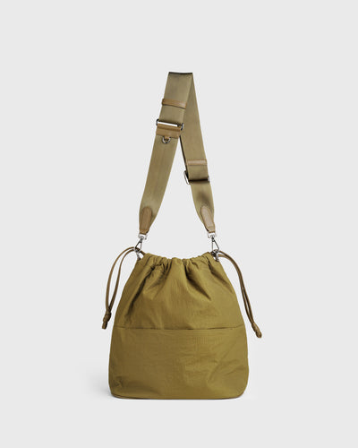 Sonya Ruched Bag (Brass)