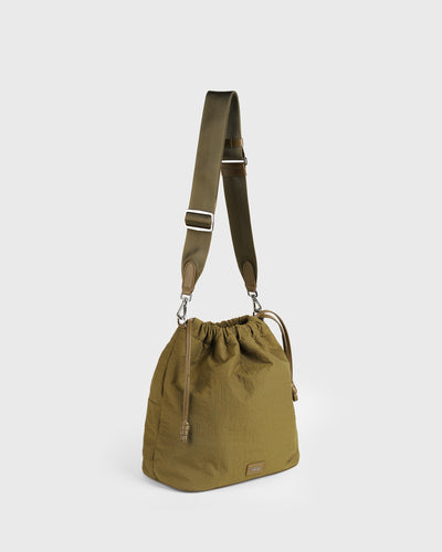 Sonya Ruched Bag (Brass)