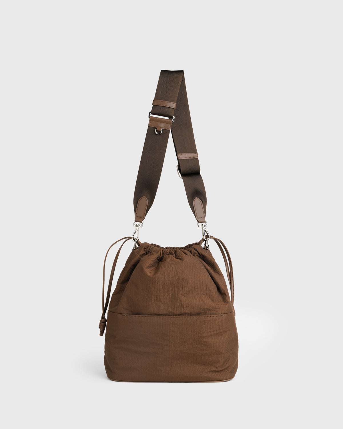 Sonya Ruched Bag (Chocolate)