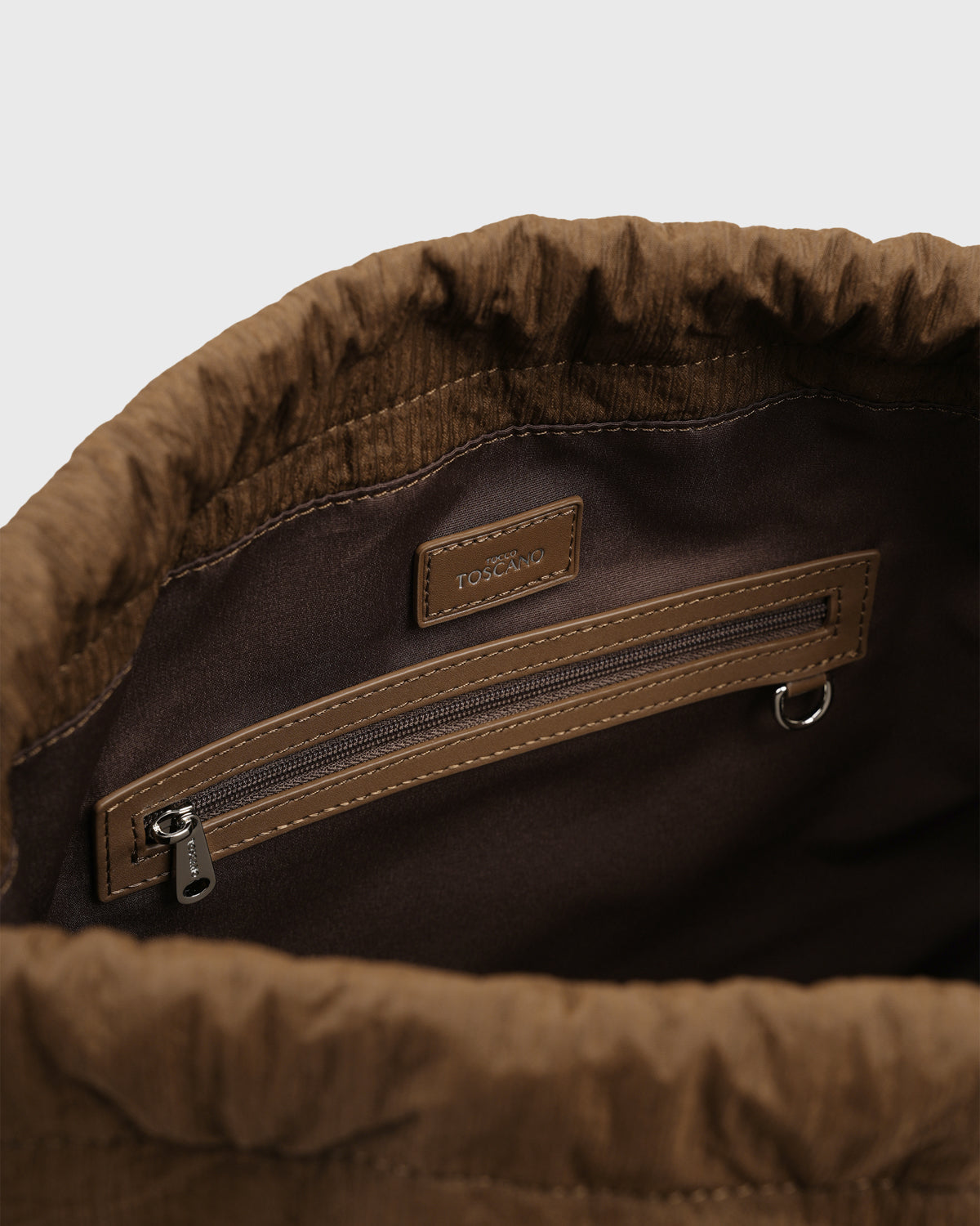 Sonya Ruched Bag (Chocolate)