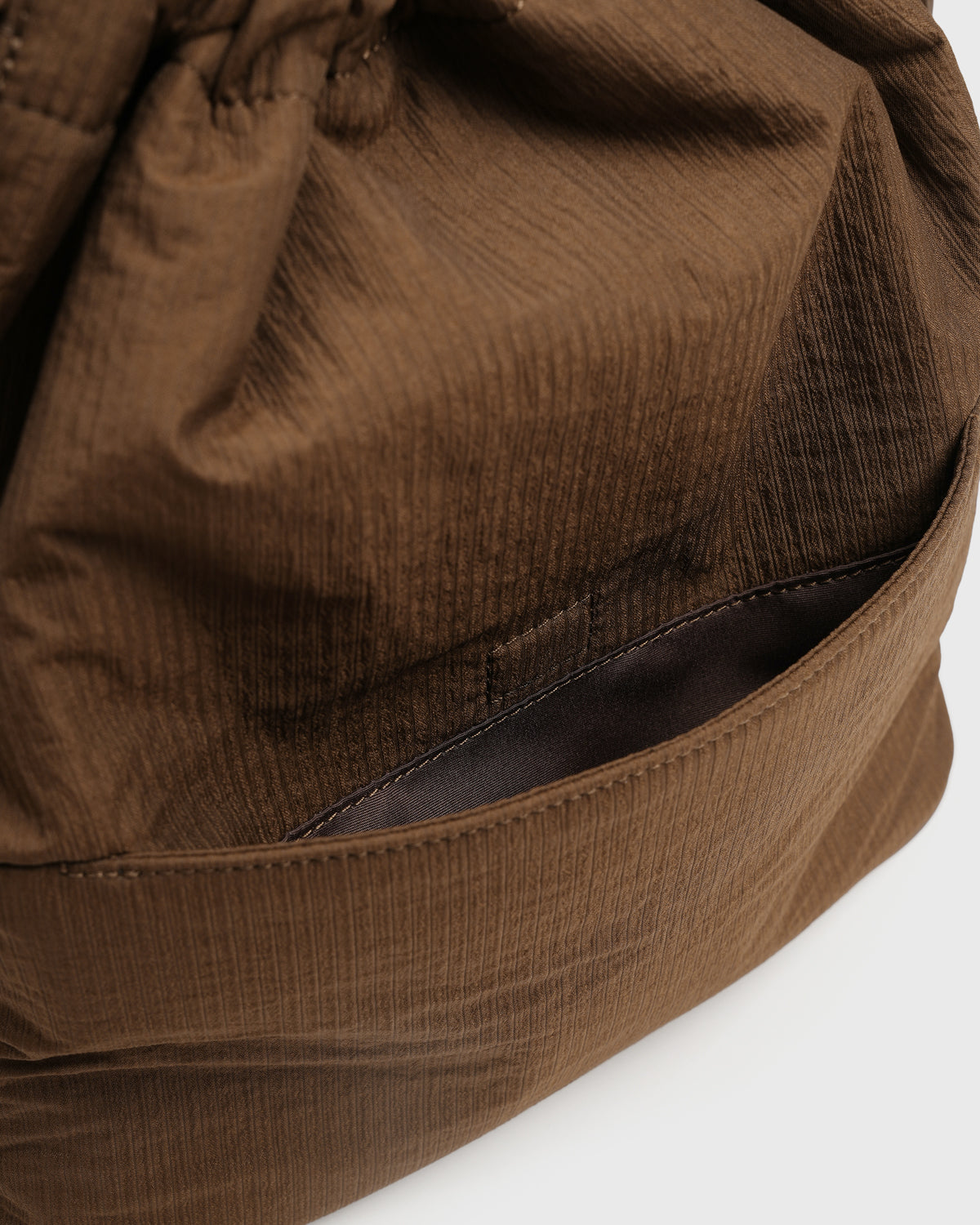 Sonya Ruched Bag (Chocolate)