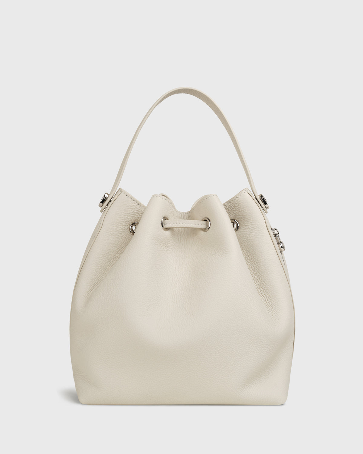 Lena Bucket Bag (Cream)