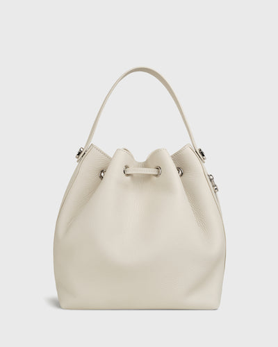 Lena Bucket Bag (Cream)