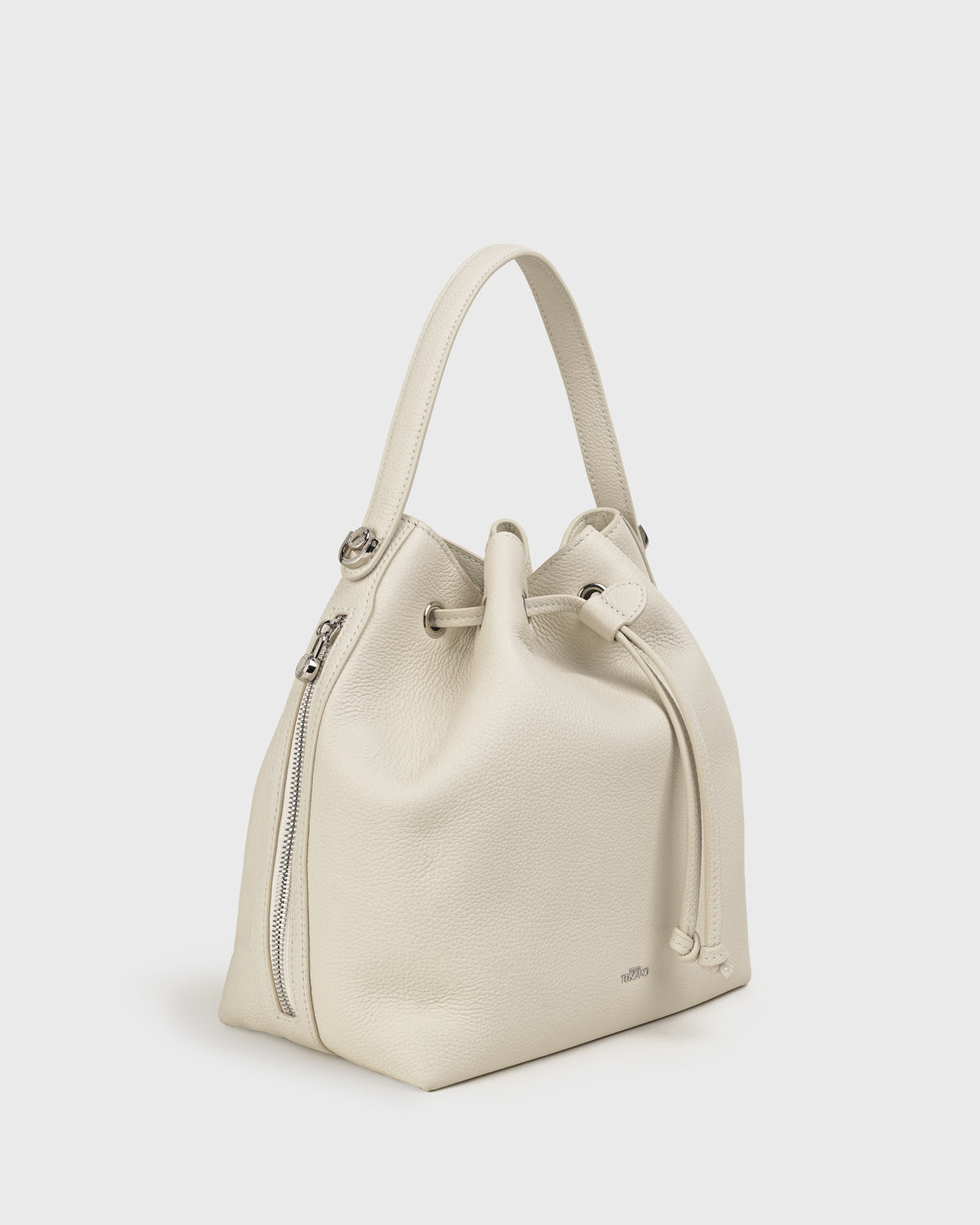 Lena Bucket Bag (Cream)
