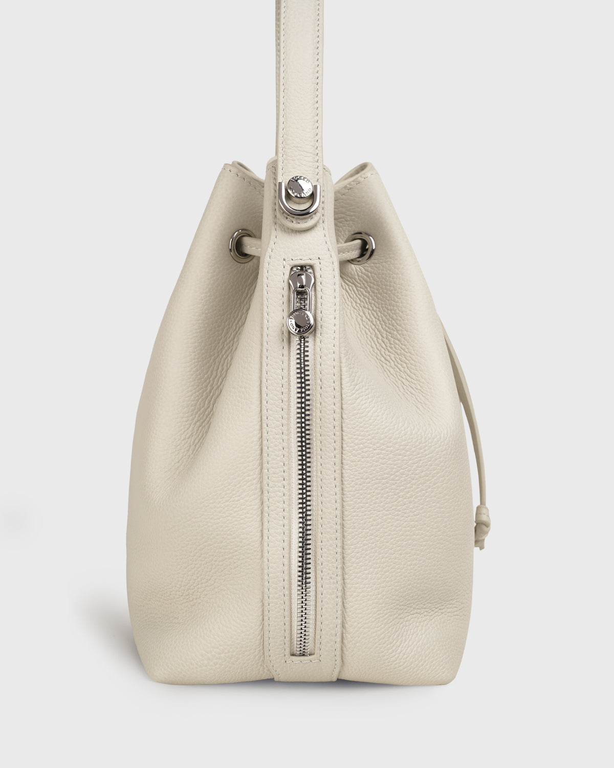 Lena Bucket Bag (Cream)