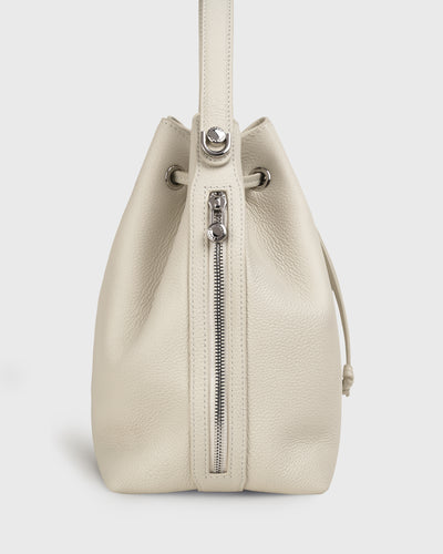 Lena Bucket Bag (Cream)