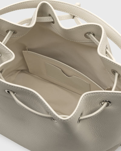 Lena Bucket Bag (Cream)
