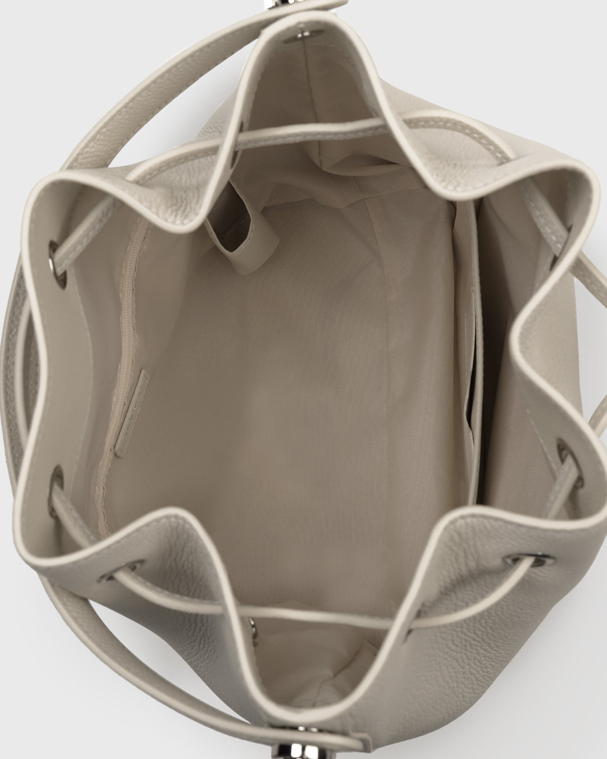 Lena Bucket Bag (Cream)