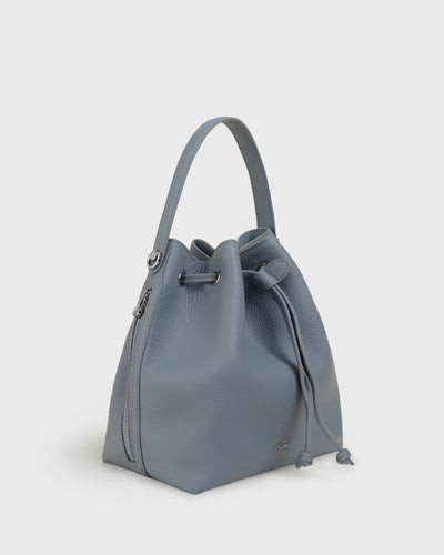 Lena Bucket Bag (Blue)