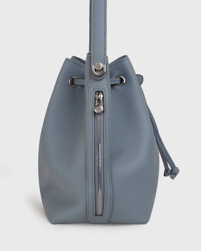 Lena Bucket Bag (Blue)