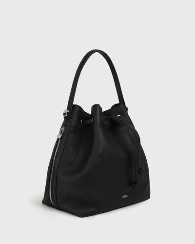 Lena Bucket Bag (Black)