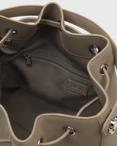 Lena Bucket Bag (Taupe)