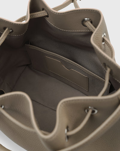 Lena Bucket Bag (Taupe)