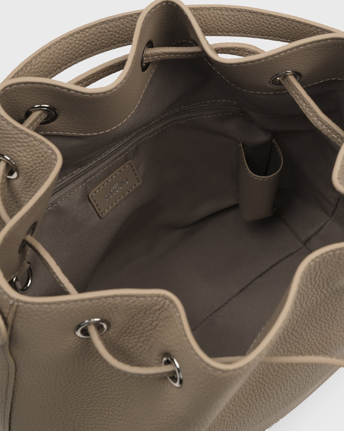 Lena Bucket Bag (Taupe)