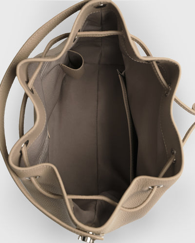 Lena Bucket Bag (Taupe)