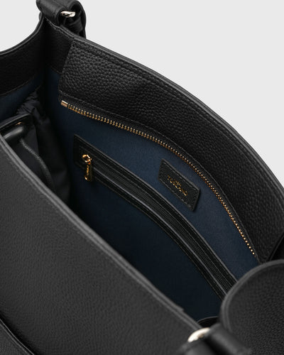 Mae Boxy Tote (Black)