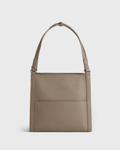 Mae Boxy Tote (Taupe)