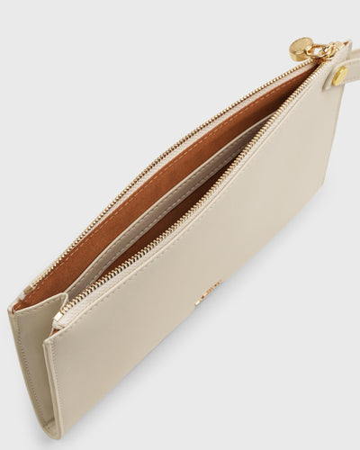 Nova Wristlet Clutch (Cream)