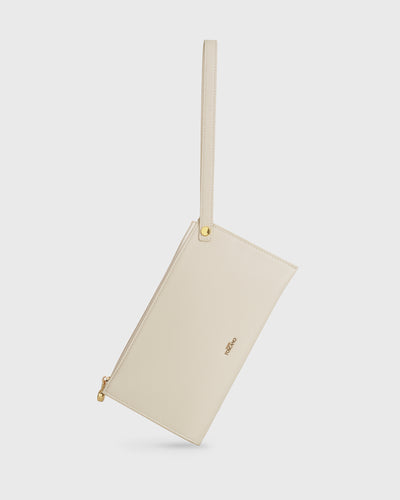 Nova Wristlet Clutch (Cream)