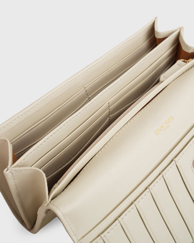 Nova Long Wallet (Cream)