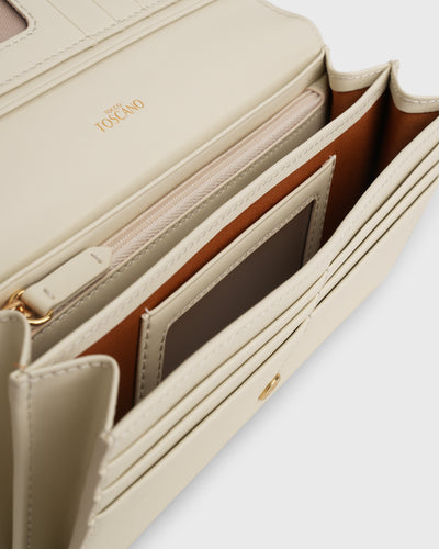 Nova Long Wallet (Cream)