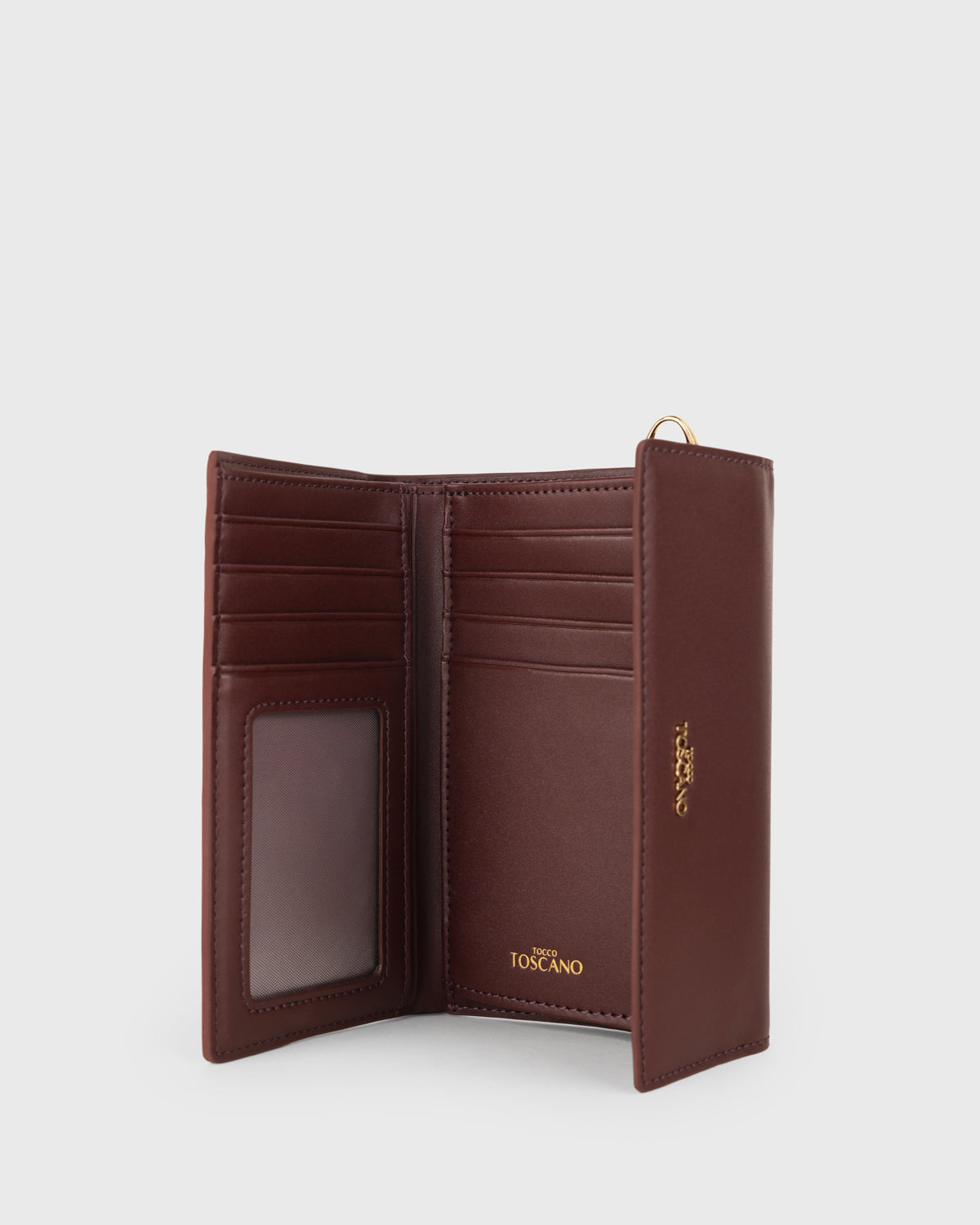 Nova Trifold Wallet (Wine) - Tocco Toscano