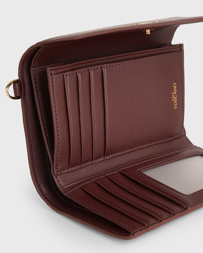 Nova Trifold Wallet (Wine)